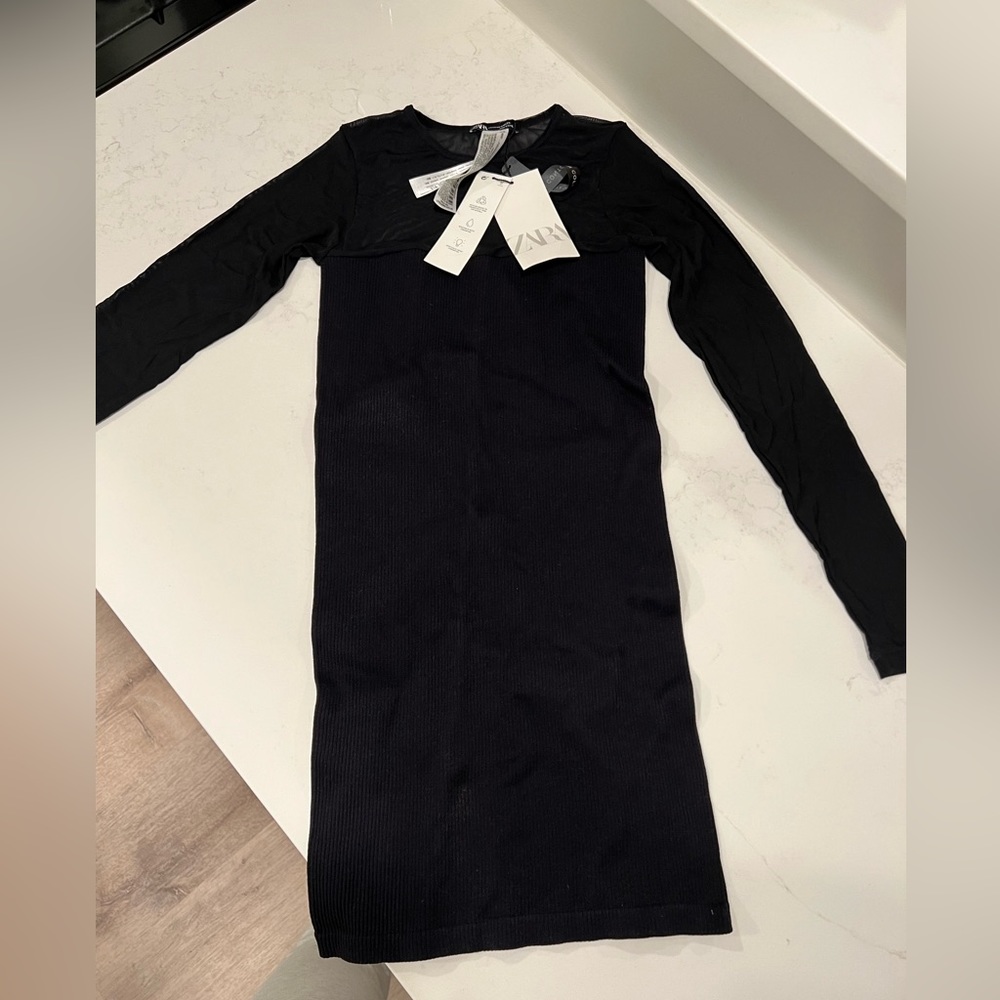 Zara black dress